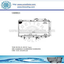 RADIATOR 1640062021/1640062030/1640062050 for TOYOTA 90-92 CAMRY Manufacturer And Direct Sale!